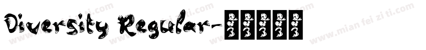 Diversity Regular字体转换